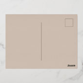 Halloween Invitation | Spooky Witch Greeting Card Folie Uitnodiging Briefkaart (Achterkant)