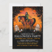 Halloween Invite - Ghoul on Horseback Kaart (Voorkant)