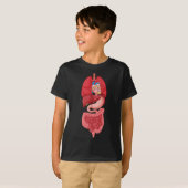 Halloween inwendig orgaandiagram anatomie t-shirt (Voorkant volledig)