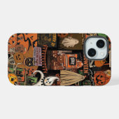 halloween iPhone 15 case (Achterkant horizontaal)