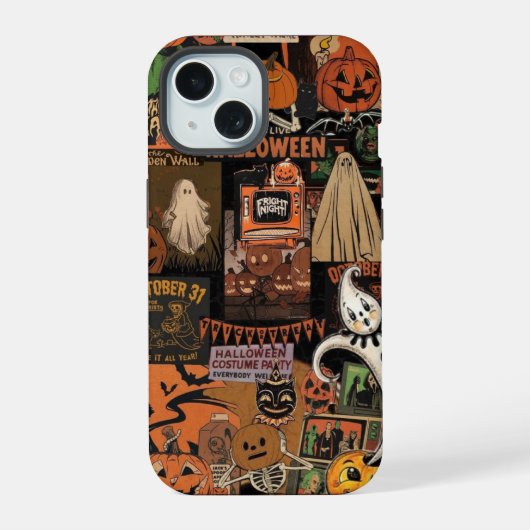 halloween iPhone 15 case (Achterkant)