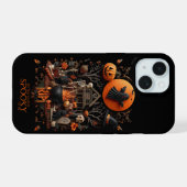 Halloween iPhone 15 Case (Achterkant horizontaal)