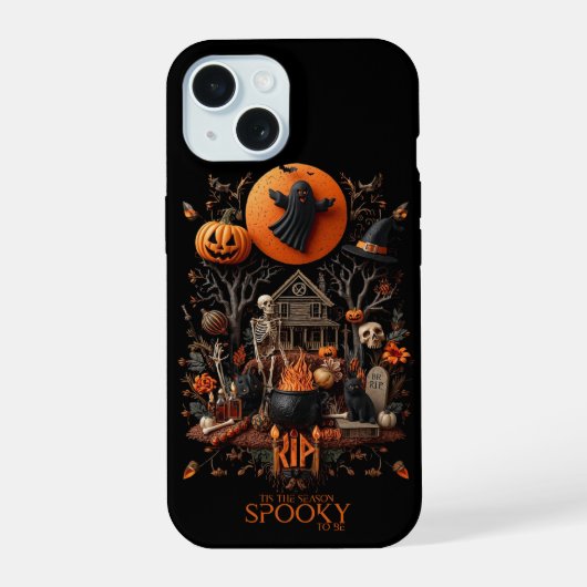 Halloween iPhone 15 Case (Achterkant)