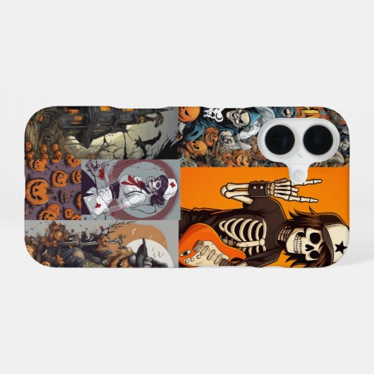 HALLOWEEN iPhone 16 HOESJE (Achterkant horizontaal)