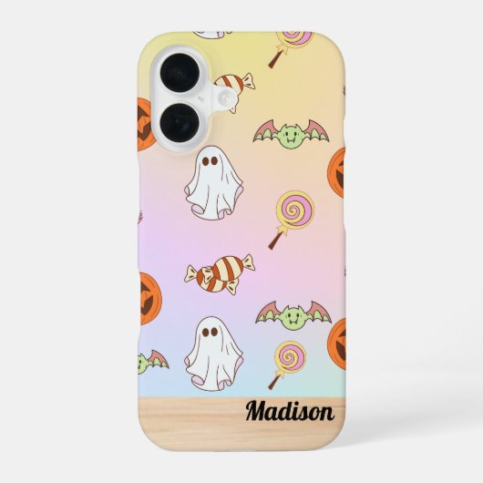 Halloween iPhone 16 Hoesje (Achterkant)
