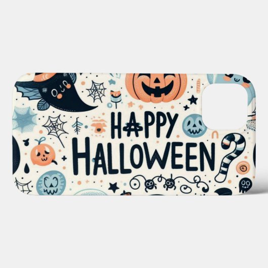 Halloween iPhone / iPad hoesje (Achterkant (horizontaal))