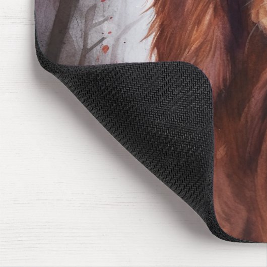 Halloween Irish Red Setter met pompoenen eng Muismat (Hoek)