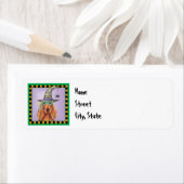 Halloween Irish Setter Label (Insitu)