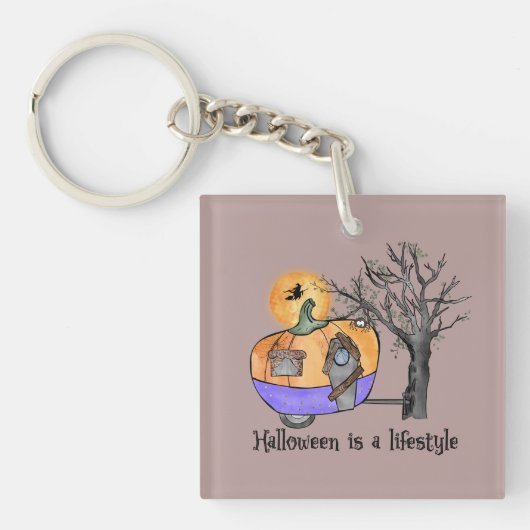 Halloween Is A Lifestyle | Camper | Trailer Sleutelhanger (Voorkant)