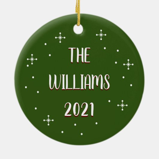  "Halloween is better" Fungerend kerstfeest Keramisch Ornament (Achterkant)