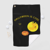 Halloween is cool golfhanddoek (Insitu)