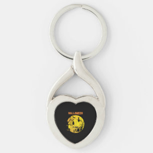 Halloween is cool Halloween grappig cadeau Sleutelhanger