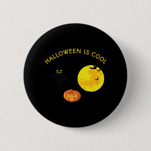 Halloween is cool ronde button 5,7 cm