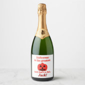 Halloween is de grootste sparkling wijnetiket (Voorkant)