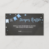 Halloween Is Een Boo-y Baby shower Luier Raffle Informatiekaartje (Voorkant)