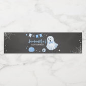 Halloween is een Boo-y Baby shower Waterfles Etiket (Enkel label)