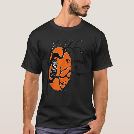 Halloween is een Hoot Owl T-shirt (Voorkant)