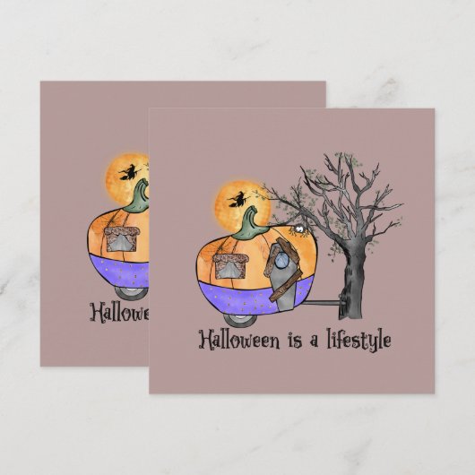 Halloween is een levensstijl | Camper | Aanhangwag (Voorkant / Achterkant)