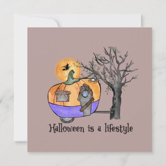 Halloween is een levensstijl | Camper | Aanhangwag (Achterkant)