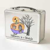 Halloween is een levensstijl | Camper | Aanhangwag (Voorkant)