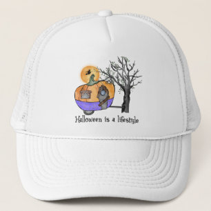 Halloween is een levensstijl Camper Aanhangwag Trucker Pet