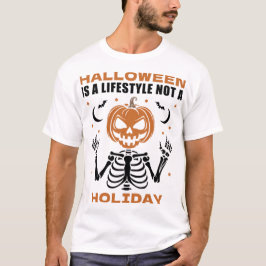Halloween Is Een Levensstijl Vakantie Griezelig Ci T-shirt
