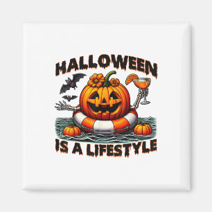 Halloween is een spookachtige levensstijl voor man magneet
