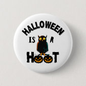 Halloween is een warm seizoen ronde button 5,7 cm (Voorkant)