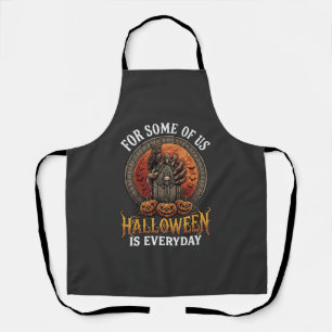 Halloween Is Elke Dag Monster Hand Grafsteen Pompo Schort