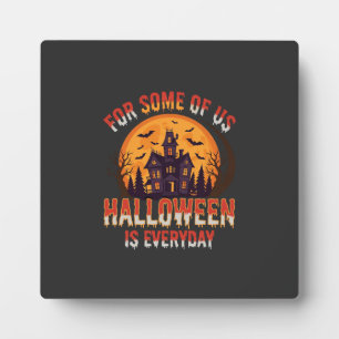 Halloween Is Elke Dag Spokenhuis Vintage Grafisch Fotoplaat