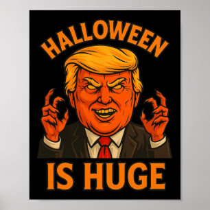 Halloween is enorm  poster