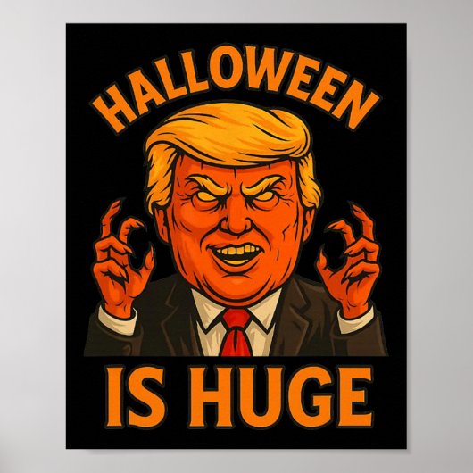 Halloween is enorm poster (Voorkant)