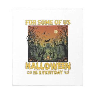 Halloween Is Everyday Kerkhof Zombies Vuurkorf Pu Notitieblok