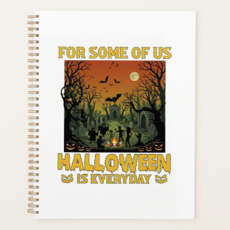 Halloween Is Everyday Kerkhof Zombies Vuurkorf Pu Planner
