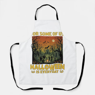 Halloween Is Everyday Kerkhof Zombies Vuurkorf Pu Schort