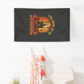 Halloween Is Everyday Spoken Huis Retro Spandoek (Insitu)