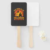 Halloween Is Everyday Spokenhuis Heks Handwaaier (Voorkant en achterkant)