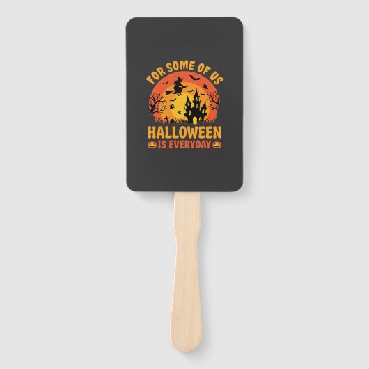 Halloween Is Everyday Spokenhuis Heks Handwaaier (Voorkant)