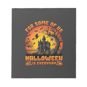 Halloween Is Everyday Spokenhuis Heks Maan_1 Notitieblok