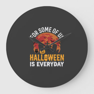 Halloween Is Everyday Spooky Kerkhof Maan Grote Klok