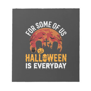 Halloween Is Everyday Spooky Kerkhof Maan Notitieblok
