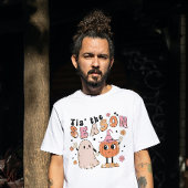 HALLOWEEN IS HET SEIZOEN GHOST & PUMPKIN T-SHIRT