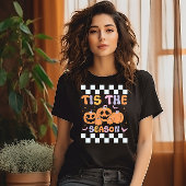 HALLOWEEN IS HET SEIZOEN GRIEZELIGE POMPOENEN T-SHIRT