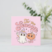 Halloween is het seizoen kaart (Staand voorkant)