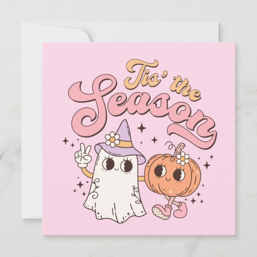 Halloween is het seizoen kaart (Voorkant)