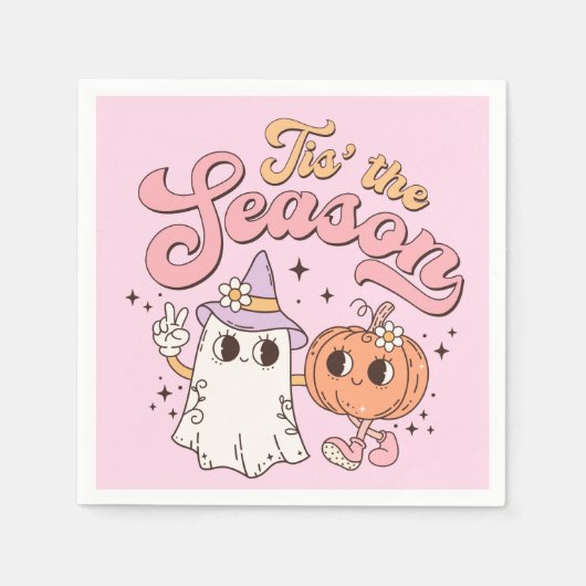 Halloween is het seizoen servet (Voorkant)