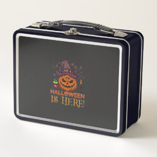 Halloween Is Hier Pompoen Heksenhoed Magische Kete