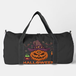 Halloween Is Hier Pompoen Heksenhoed Magische Kete Plunjezak