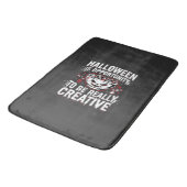 Halloween Is Kans Voor Creatief Citaatontwerp Badmat (Gekanteld)
