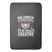 Halloween Is Kans Voor Creatief Citaatontwerp Badmat (Voorkant Verticaal)